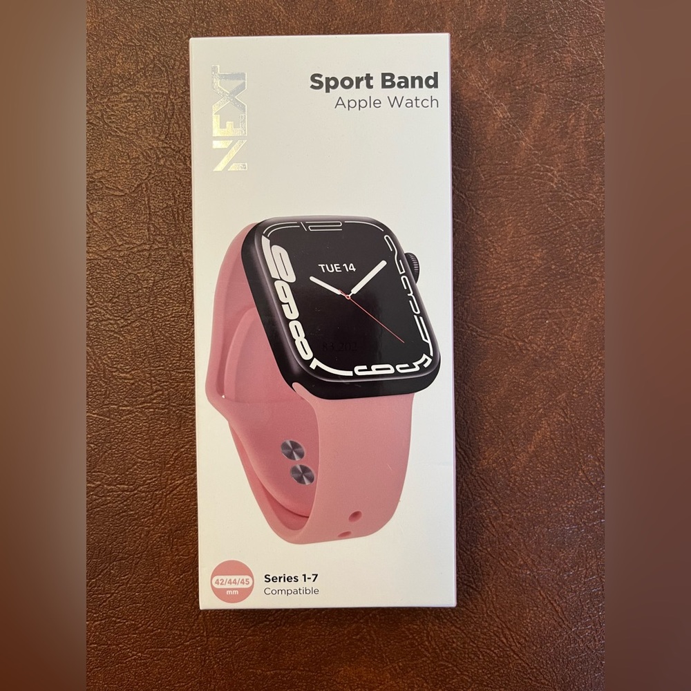Next Brand Apple Watch Pink Band 42/44/45 Series 1-7 Compatable New In Box
